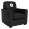 Dreamseat Silver Club Chair with Pittsburgh Steelers Primary Logo XZ7759002CHCDBK-PSNFL21040 - alternate 1